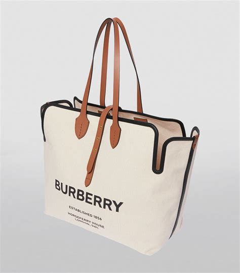 burberry tote large|Burberry large belt tote bag.